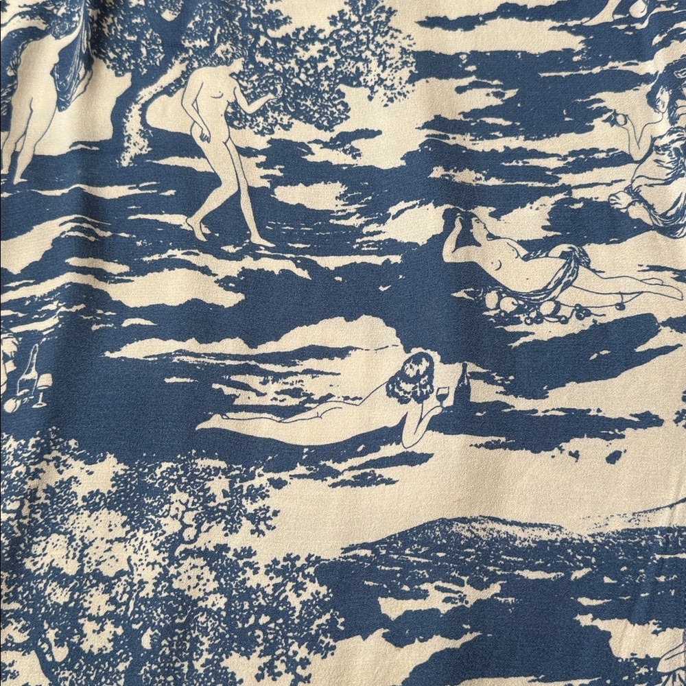 Reformation Crimini Dress In Rare Toscana Naked Lady Lunch Wine Print Size 2 View 5